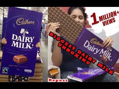 Biggest Dairy Milk Chocolate - Sara & Sri
