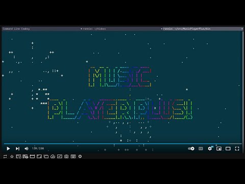MusicPlayerPlus ASCIImatics Intro