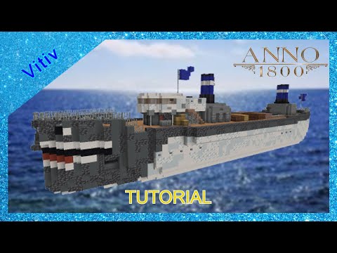 Anno 1800 World-Class Reefer in Minecraft - 1:1 Scale - Tutorial