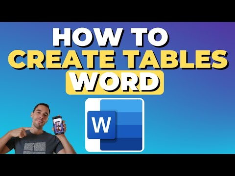 Word: Create & Edit Tables Fast (2025) Word: Create & Edit Tables Fast (2025)