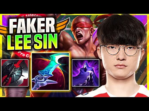 FAKER PLAYS LEE SIN WITH ECLIPSE! - T1 Faker Plays Lee Sin Jungle vs Shaco! | Season 11