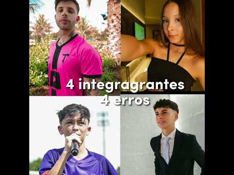 4 integrantes 4 erros #Taspio