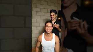 Diego Tinoco &amp; Julio Macias from “On My Block” Instagram live shaving hair for Season 2!