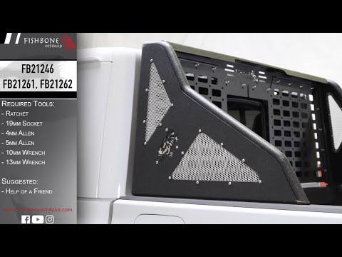 FB21246, FB21261 & FB21262 Gladiator Chase Rack Installation Guide - Ver. 2