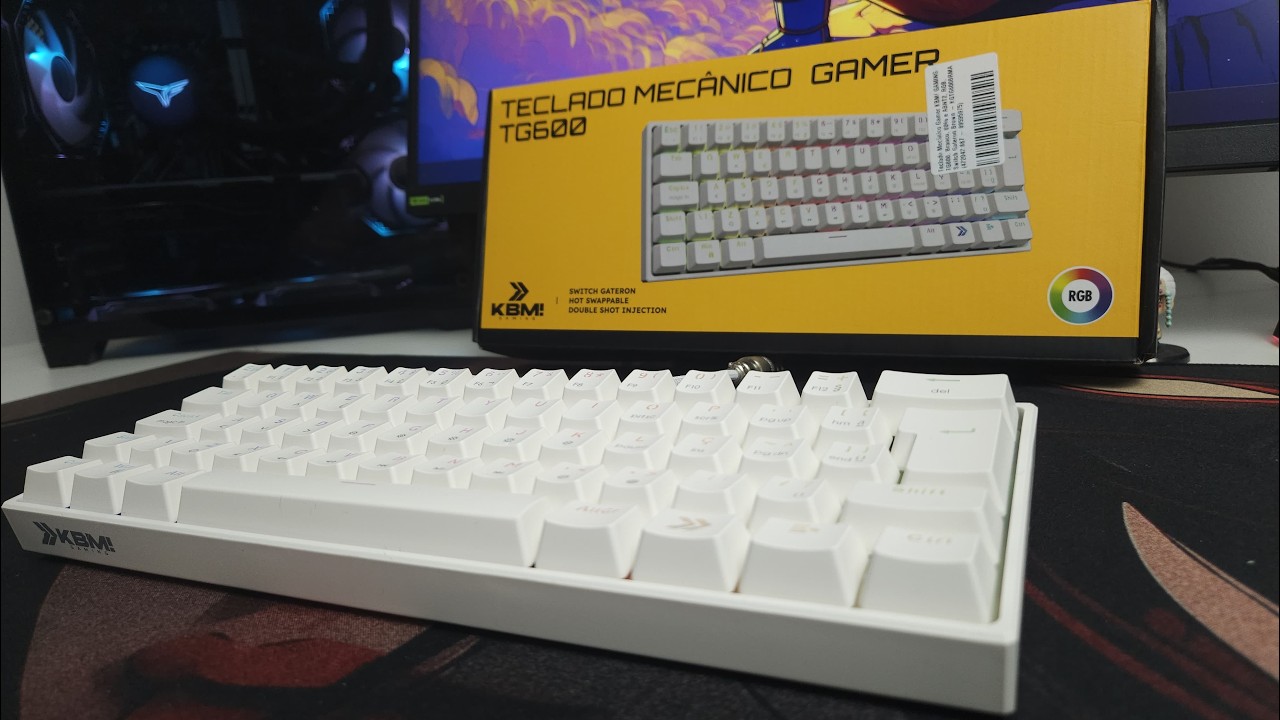 Esse é o Melhor Teclado 60% Custo Benefício do Brasil KBM! GAMING TG600 SWITCH GATERON