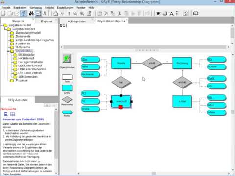 Die Datensicht mit SiSy modellieren