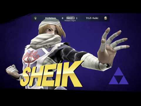The AZSL Summer Invitational Winners Top 8 - PG|Scorch (Sonic) vs TGZ~Saiki (Sheik)