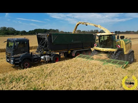 Ruhe Agrar bei der GPS Ernte | MAN Agrotruck | Krone Big X 780 | Claas Xerion 5000 | Fendt 942 Vario