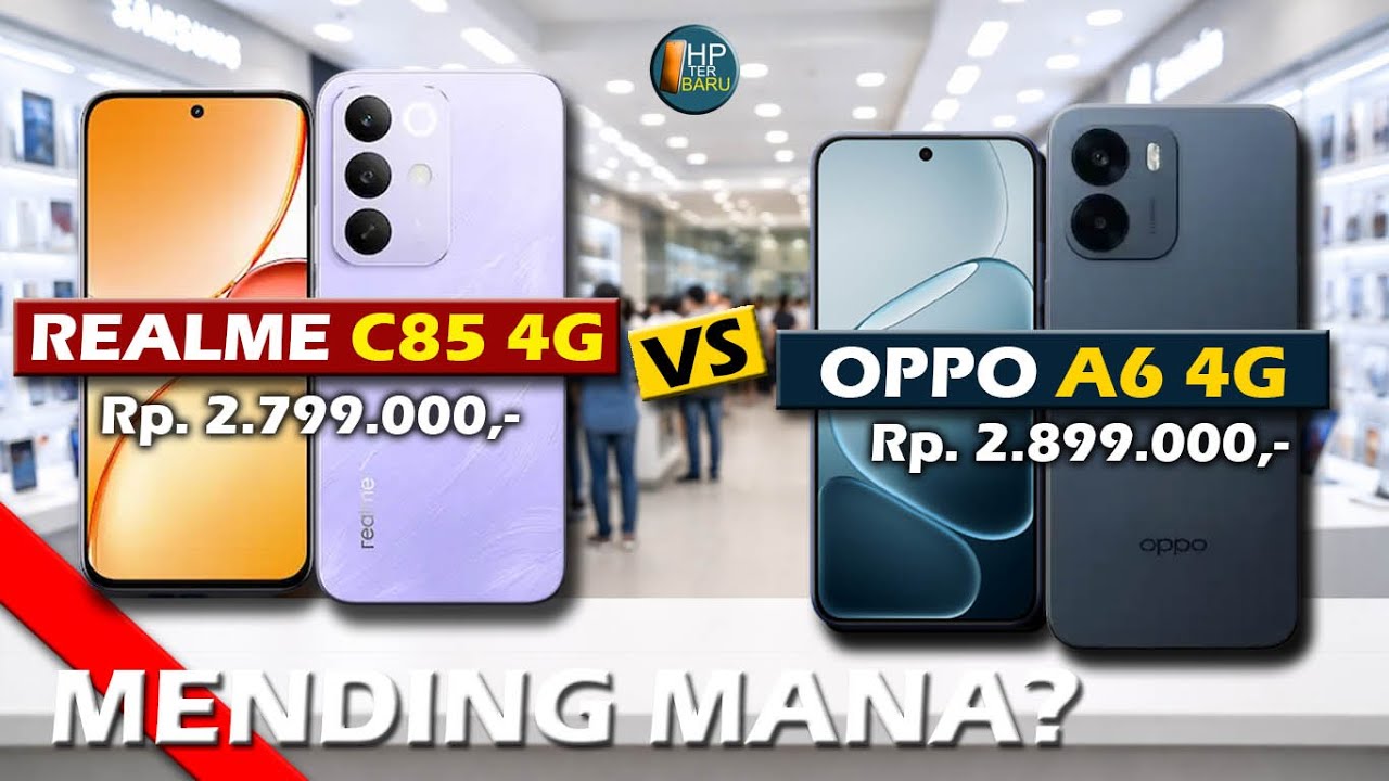 MENDING MANA? REALME C85 PRO 4G VS OPPO A6 4G