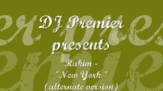 DJ Premier & Rakim - New York (alternate version)