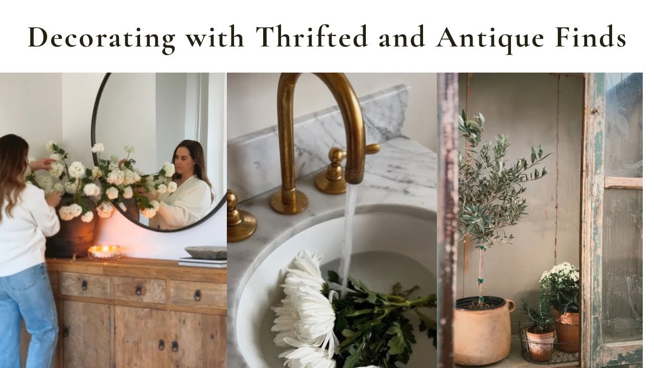 DECORATE WITH ME || *NEW* VINTAGE DECOR || ANTIQUE HOME DECOR || THRIFTED HOME DECOR  || HOME DECOR