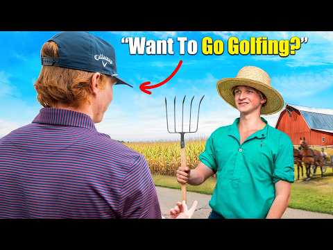 I Asked Viral Amish Boy To Golf With Me...