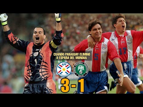 The day Paraguay eliminated Spain from the World Cup | Paraguay 3-1 Nigeria 1998