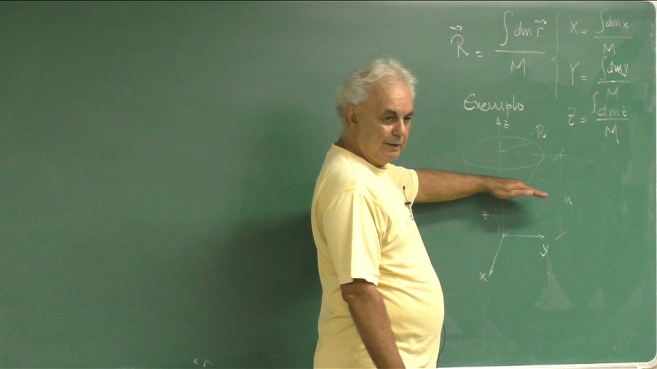 Aula 10.5 - Centro de massa de uma distribuição contínua