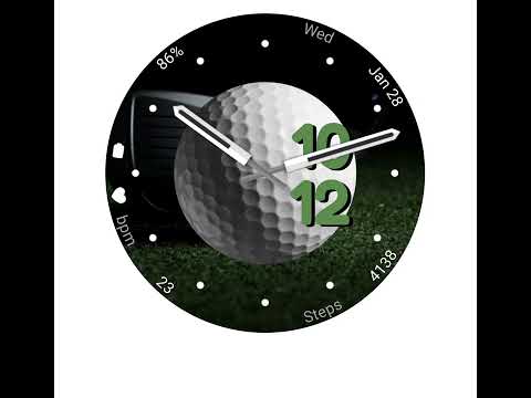 Golf (animated) - Watch Face