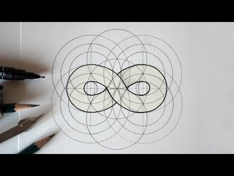 Relaxing Pentagram Mandala Drawing Process