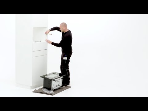 How to install your Electrolux semi built-in microwave - Column installation