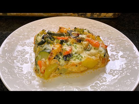 Bunter Gemüseauflauf - lecker und schnell Einfaches Mittagessen
