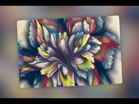 (309) Reverse Bottom Cup Using Vallejo Pearl Medium -  Acrylic Fluid Painting