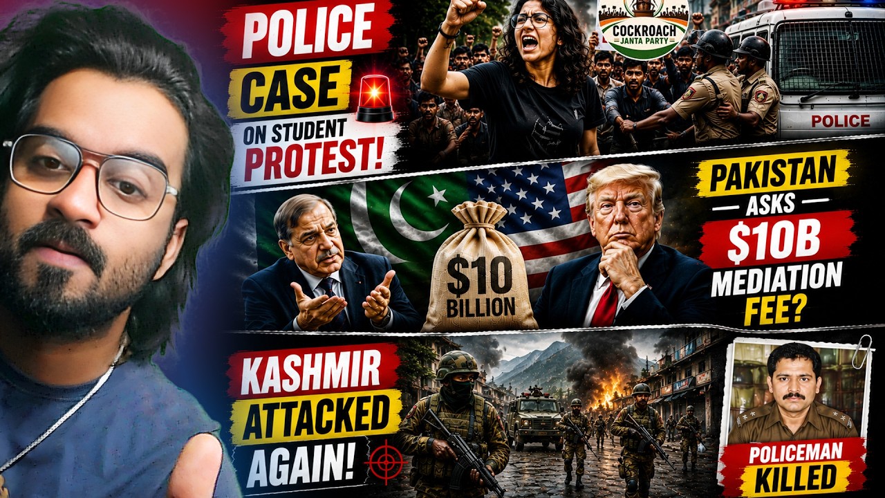 Student Protest Police Case, Pakistan Asks Mediation Fee, Kashmir Attacked Again 😱