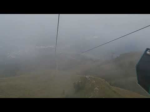 Descent with the gondola from 2000 quota Sinaia