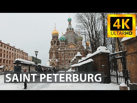 [4K] Walking tour of Saint Petersburg 2021: from Nevsky Prospect to the Hermitage