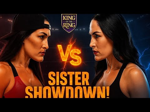 Nikki Bella vs Brie Bella – Epic Sister Showdown at WWE King of the Ring