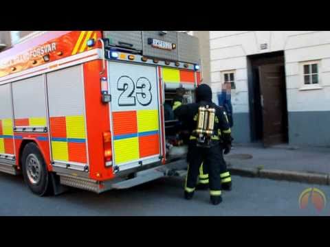 Lägenhetsbrand på Väderkvarnsgatan i Uppsala