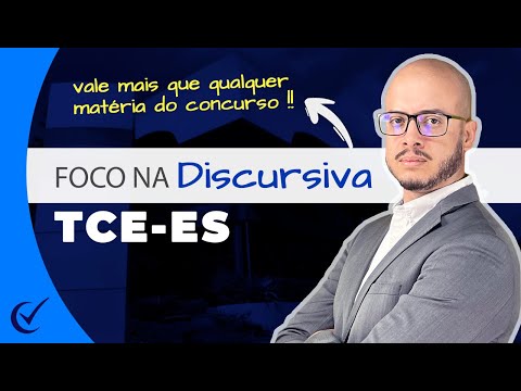 Foco na Discursiva - TCE/ES pós-edital - Auditor de Controle Externo - Banca FGV