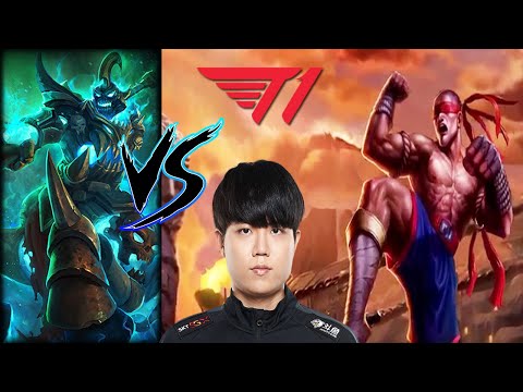 Cuzz Lee Sin jungla vs Hecarim | Lee Sin en CHALLENGER | T1 Cuzz Stream Highlights