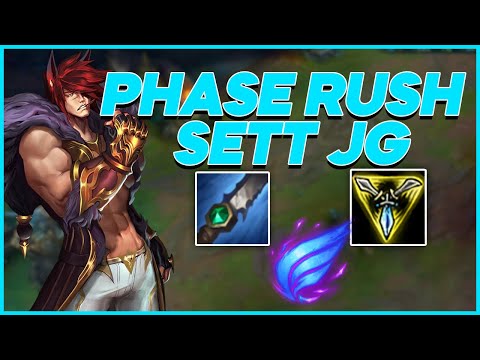 PHASE RUSH SETT JUNGLE IS OP! - Sett Jungle Guide & Gameplay