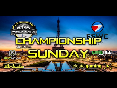 *Championship Sunday* ESWC PARIS