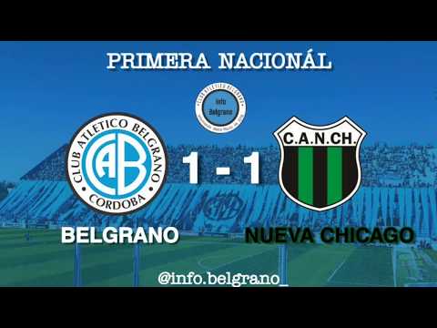 BELGRANO 1 - 1 Nueva Chicago. (GOLES)