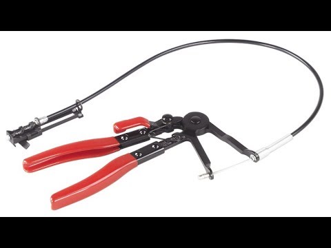 Part of a video titled How to use Hose Clamp Pliers - YouTube