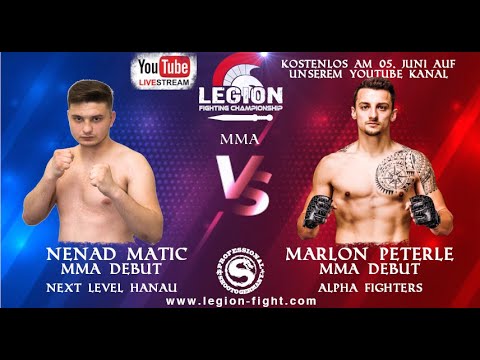 Legion FC. 5 - MMA - Marlon Peterle ALPHA FIGHTERS) vs. Nenad Matic (Next Level)