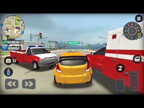 Crawler Passenger Bus and US Police Helicopter Flying Pilot Simulator - Android Gameplay