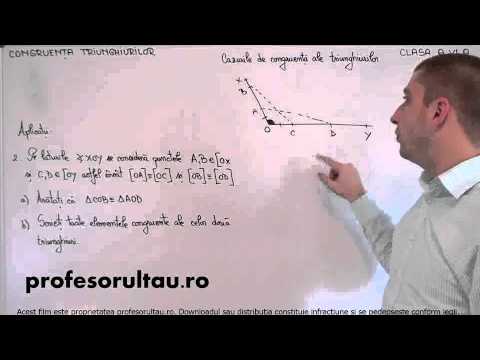 31   cls6   Congruenta triunghiurilor   cazurile de congruenta ale triunghiurilor   exercitii   partea 2
