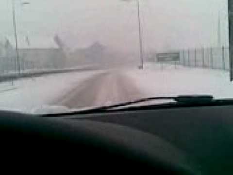 Sarajevo snow falling 1 Jan 2008