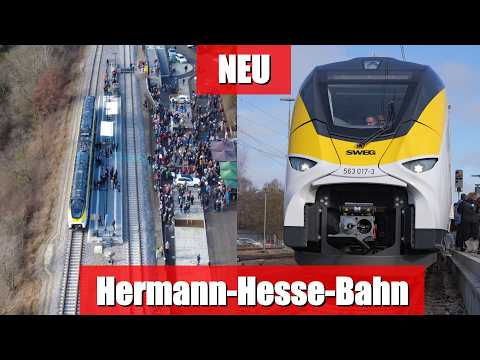 Die NEUE Hermann-Hesse-Bahn ist ERÖFFNET | Weil der Stadt - Calw