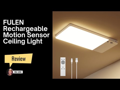 The Ultimate Home Lighting Hack: FULEN Rechargeable Motion Sensor Ceiling Light Review