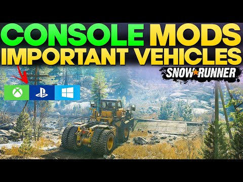 Console Mods 5 Important Mods Vehicles We Need in Upcoming SnowRunner Update Part 2