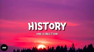 HISTORY- One Direction (Lyrics)