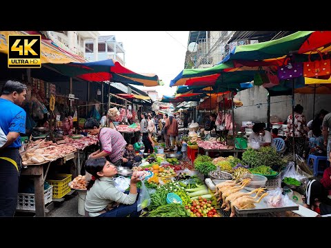 Inside Phnom Penh’s Boeng Tompun Market  Cambodian Street Food 2026