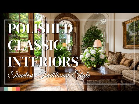 Traditional Living Room Decor with Old-World Soul 🛋️ Polished Ideas That Radiate Quiet Luxury