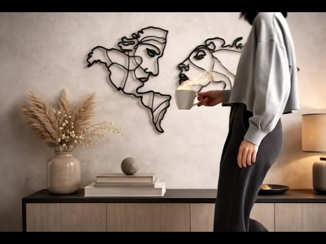 لوحة جدارية خريطة العالم الفنية