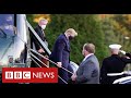 Donald Trump flown to hospital from Whit