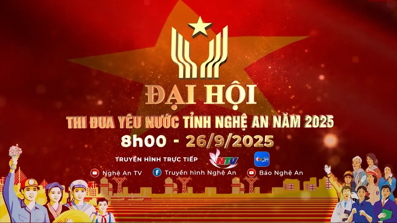 Đại hội thi đua yêu nước tỉnh Nghệ An năm 2025
