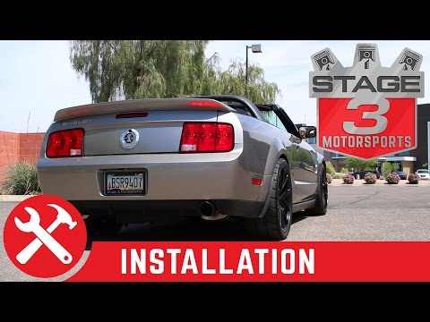 2005-2010 Mustang GT/GT500 Corsa Sport 2.5 Inch Axle Back Install and Sound Clip