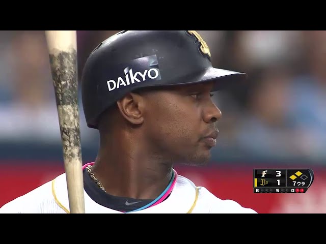 【CS 1st】7回裏 バファローズ・ヘルマン 左中間へ同点の2塁打!! 2014/10/12 Bs-F