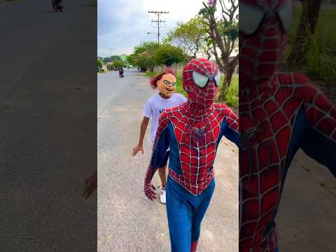 Chucky became friends with Spiderman